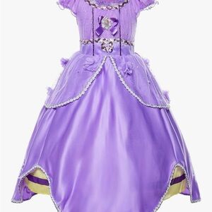 Purple Princess Girls Dress Up Costume size 3/4